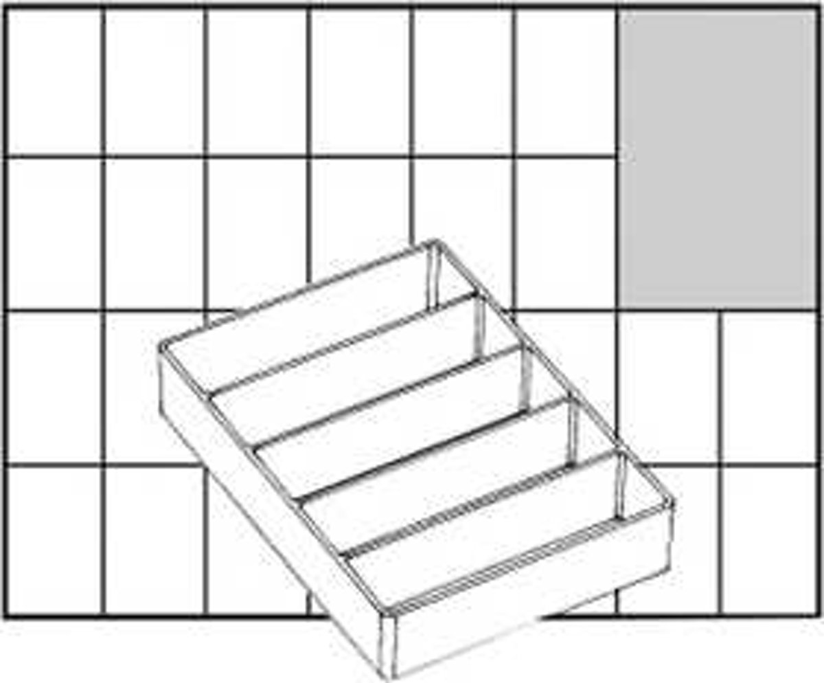 Inzet Box, afm 109x79 mm, h: 24 mm, Type A75 , 1stuk [HOB-13350]